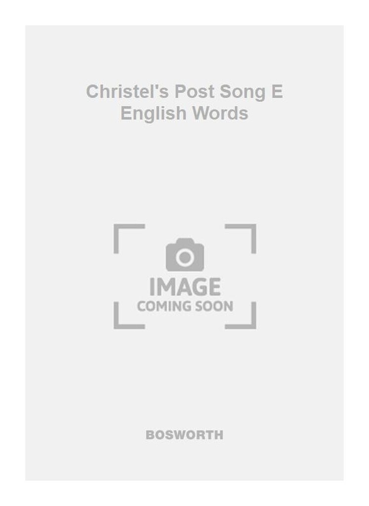 Christel's Post Song E English Words